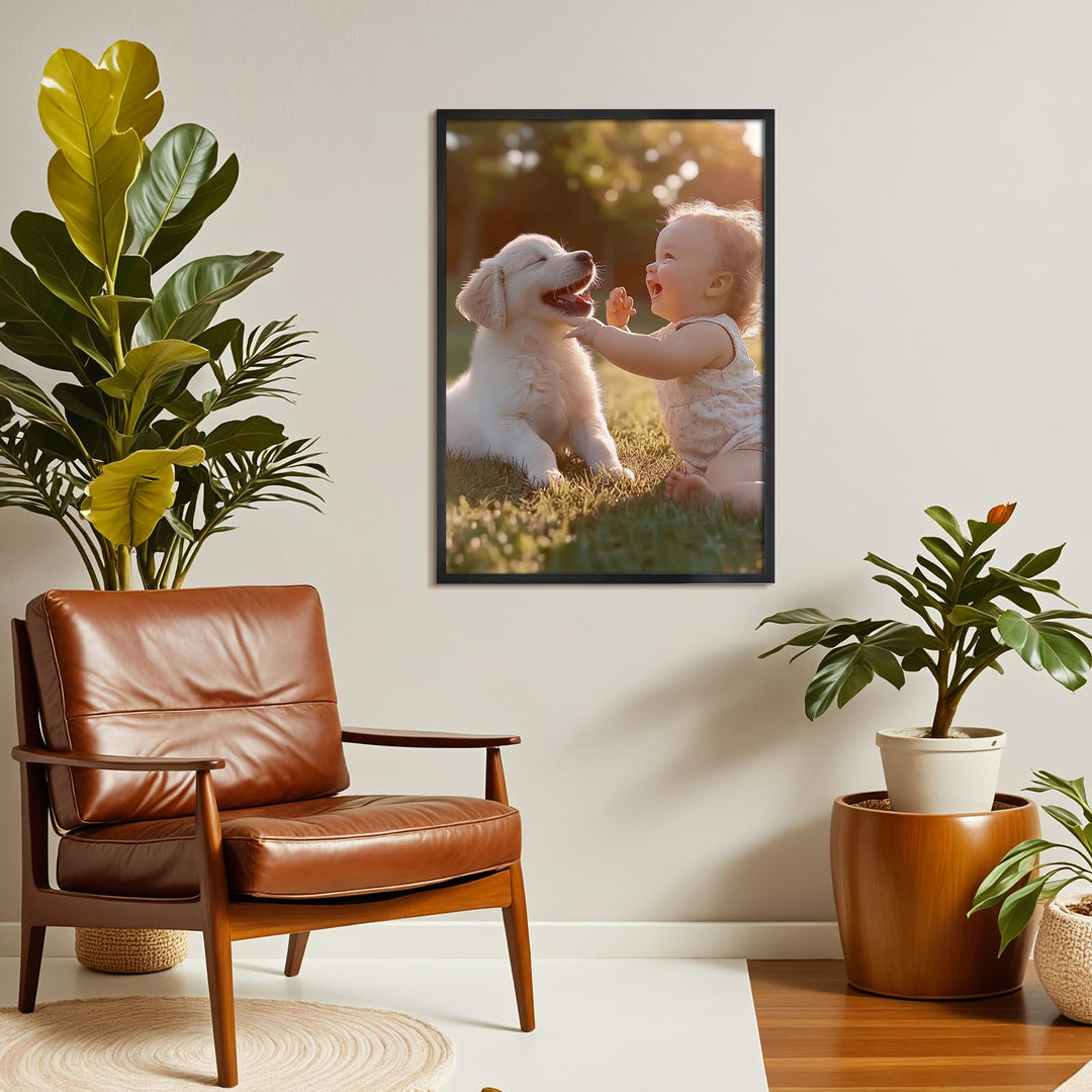 Bilderrahmen A1 Aluminium 59,4x84 cm schwarz matt - Bild 5