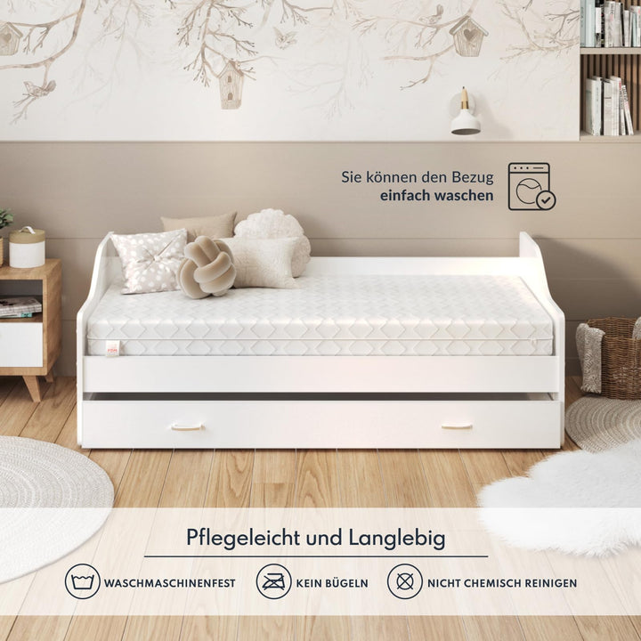 Kindermatratze 7-Zonen Kaltschaum H3 80x160 cm doppelseitig - Bild 6
