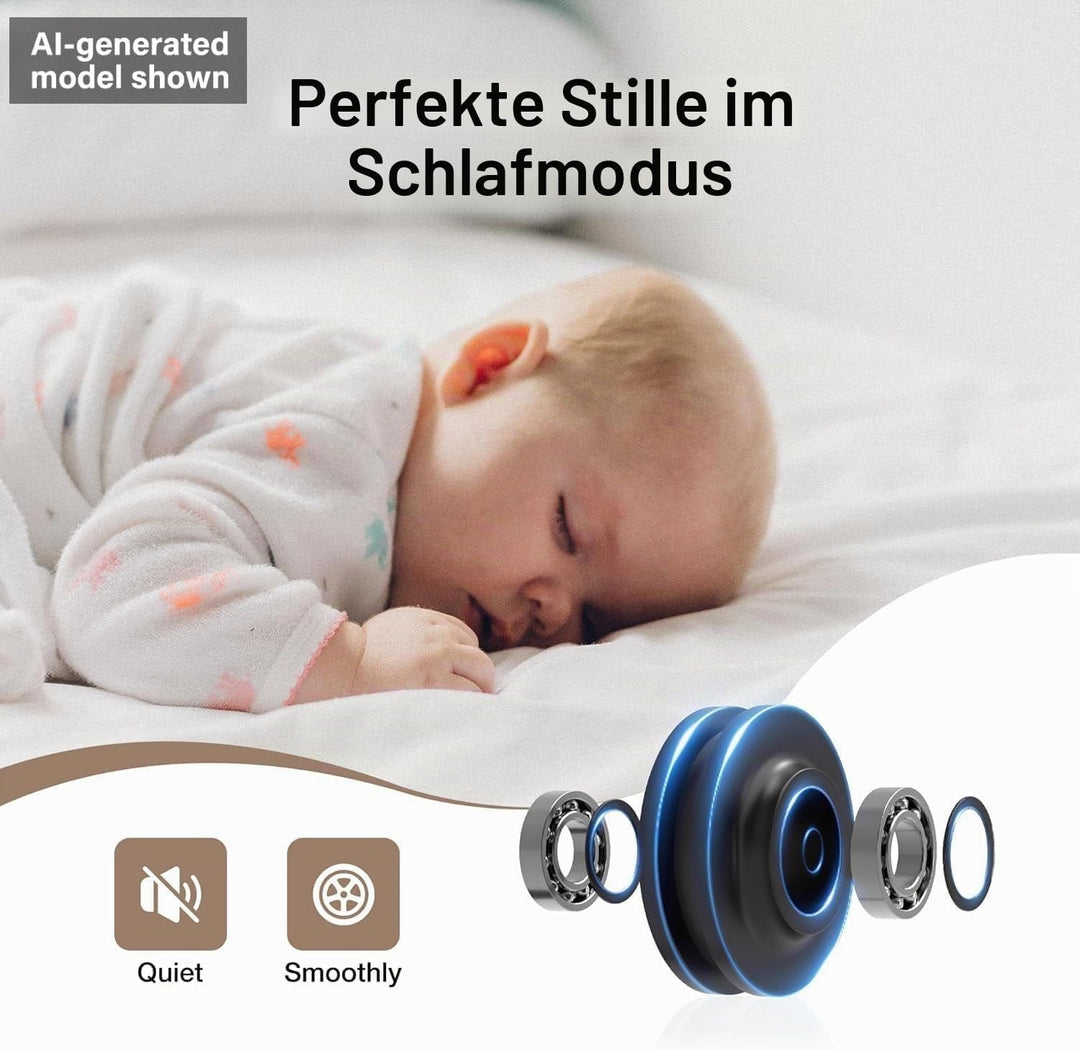 Schiebetür Beschlag-Set 183 cm Stahl schwarz für Einzeltür - Bild 4