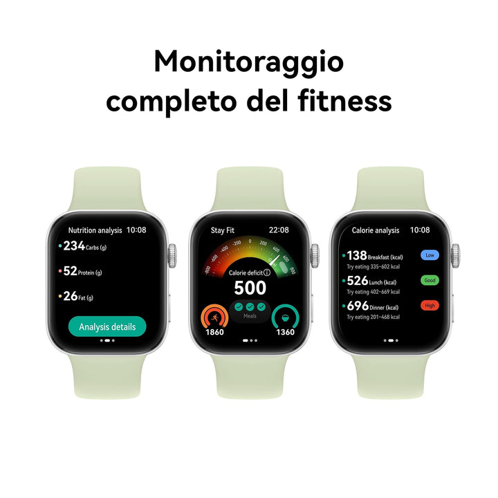 Smartwatch AMOLED 1,82 Zoll GPS 10 Tage Akku grün ultraflach - Bild 4