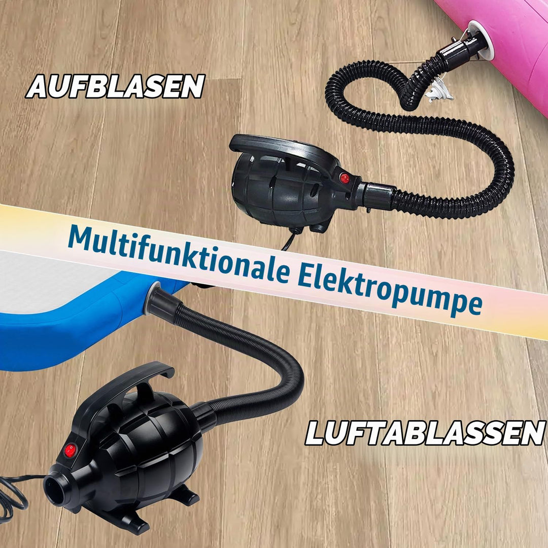 Elektrische Luftpumpe 500W für SUP Board und Gymnastikmatte - Bild 5