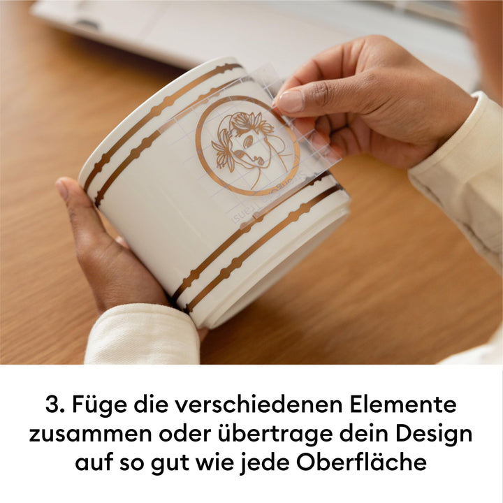 Schneideplotter Essentials-Set fuer Vinyl Karton Buegelmotive - Bild 6