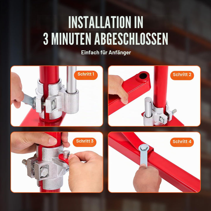 Schwenkarm für Hebezeug Kohlenstoffstahl 300 kg Tragkraft 180° - Bild 6