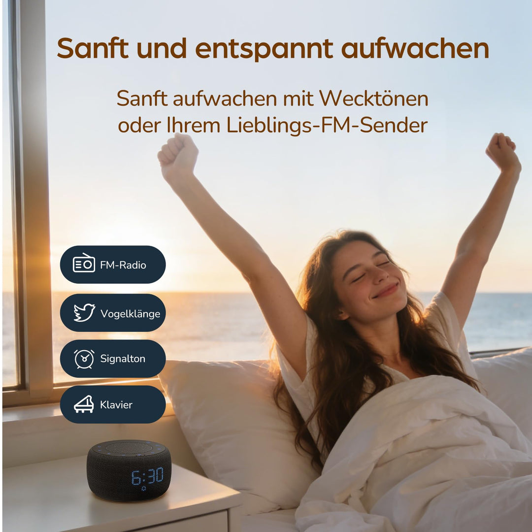 Radiowecker Digital 3-in-1 mit Bluetooth 5.0 und Nachtlicht - Bild 4