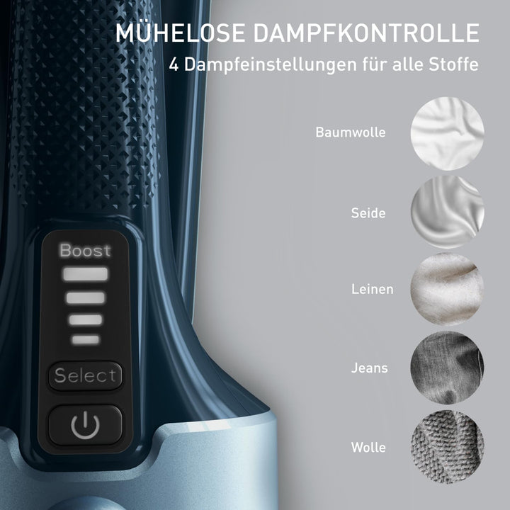 Dampfbürste 3-in-1 mit Keramik-Bügelsohle und Fusselentferner 1800 W - Bild 8