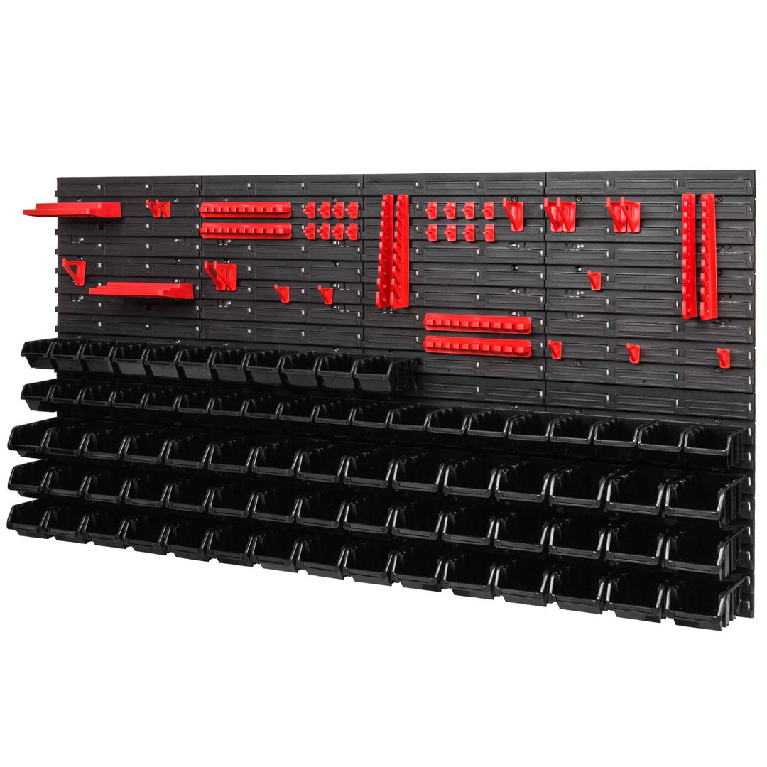 Wandregal Werkzeug-Organizer 1544x780mm mit 75 Boxen und 38 Halterungen - Bild 2