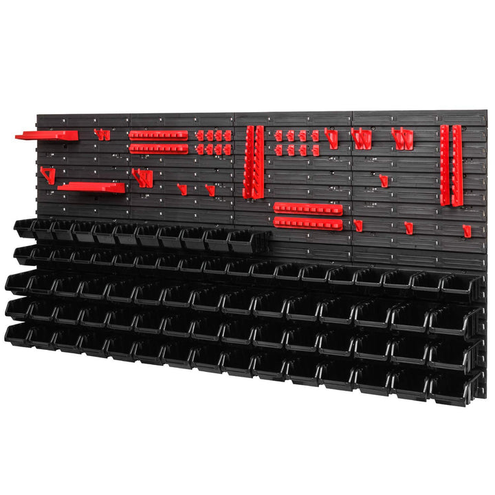 Wandregal Werkzeug-Organizer 1544x780mm mit 75 Boxen und 38 Halterungen - Bild 2