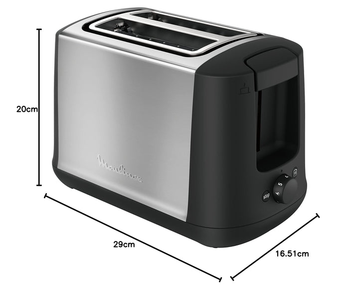 Toaster 2 Schlitze Edelstahl 850W mit 7 Bräunungsstufen - Bild 9