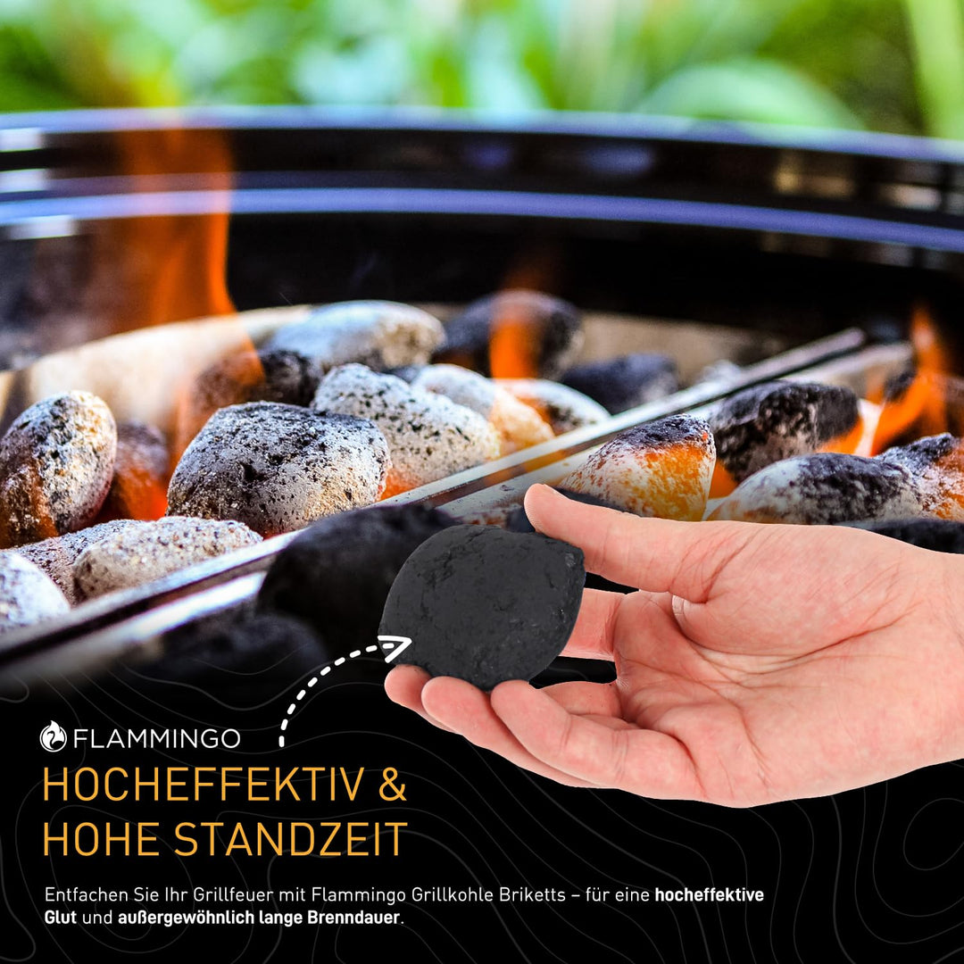 Grillbriketts 27 kg (9x 3 kg) Holzkohle lange Brenndauer - Bild 2