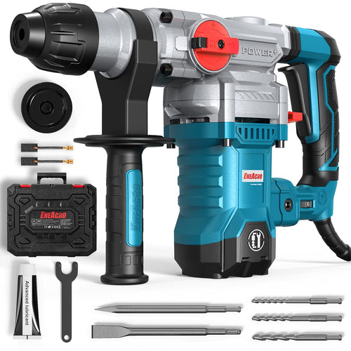Bohrhammer SDS-Plus 1500W 6J mit 4 Funktionen für Beton 32mm
