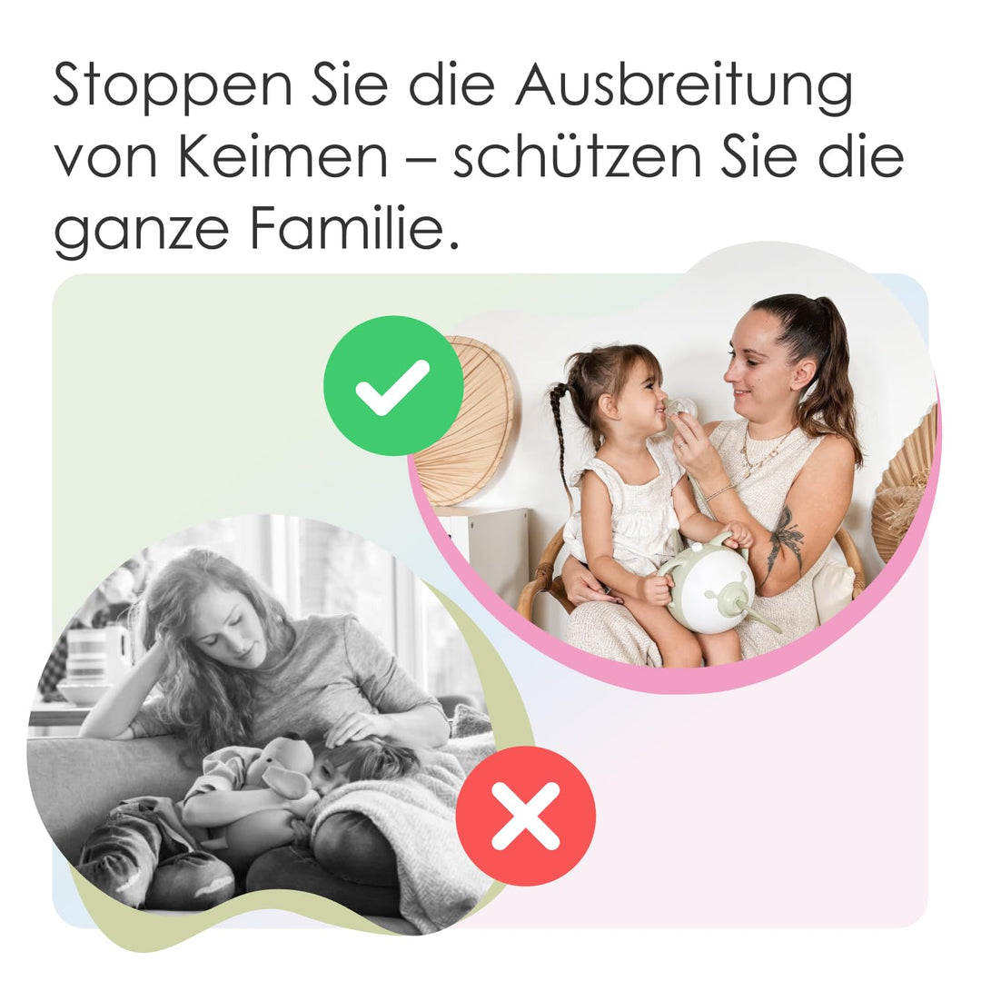 Elektrischer Nasensauger für Babys mit stufenlosem Saugkraft-Drehknopf - Bild 7