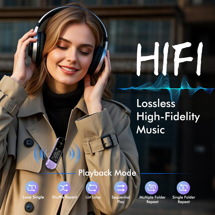 MP3 Player Clip 64GB Bluetooth 5.3 mit FM Radio &amp; Recorder - Bild 5