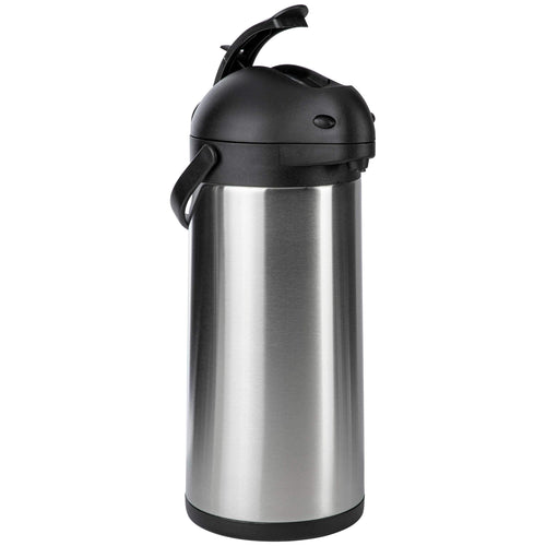 Airpot Pumpkanne Edelstahl 5 Liter doppelwandig für Heiss- und Kaltgetränke