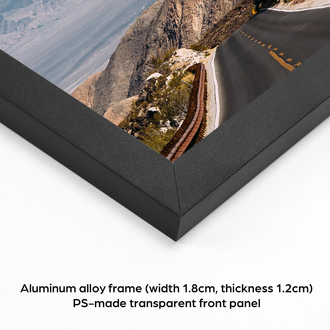 Bilderrahmen A1 Aluminium 59,4x84 cm schwarz matt - Bild 3