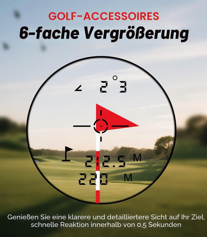 Golf Entfernungsmesser 1000 Yard Reichweite mit Neigungsausgleich - Bild 4