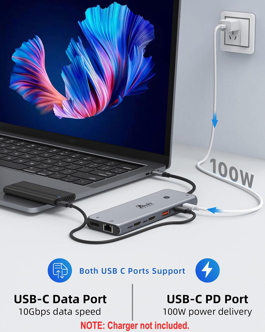 Dockingstation 13-in-1 Triple Monitor USB-C mit 8K DisplayPort - Bild 5