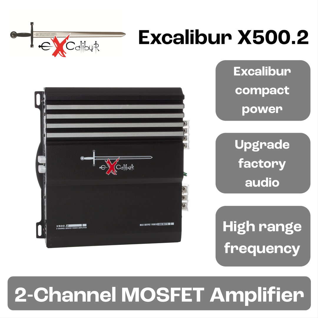 Auto Verstärker 2-Kanal MOSFET 1000W 2x50W RMS 1-4 Ohm Endstufe - Bild 6