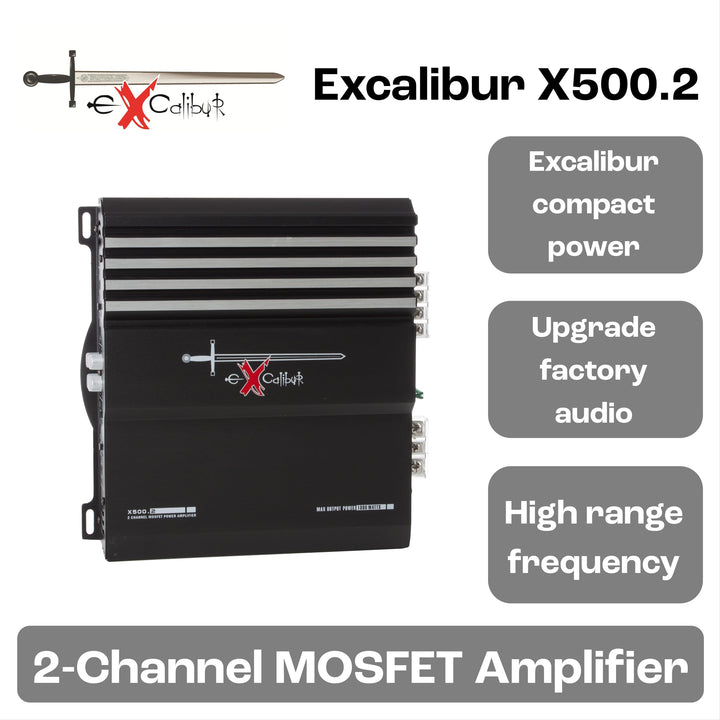 Auto Verstärker 2-Kanal MOSFET 1000W 2x50W RMS 1-4 Ohm Endstufe - Bild 6