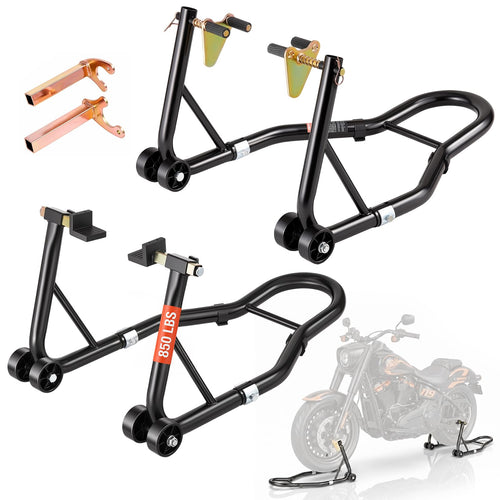 Motorrad Montageständer Set U+L-Type 390 kg bis 350 mm Reifenradius