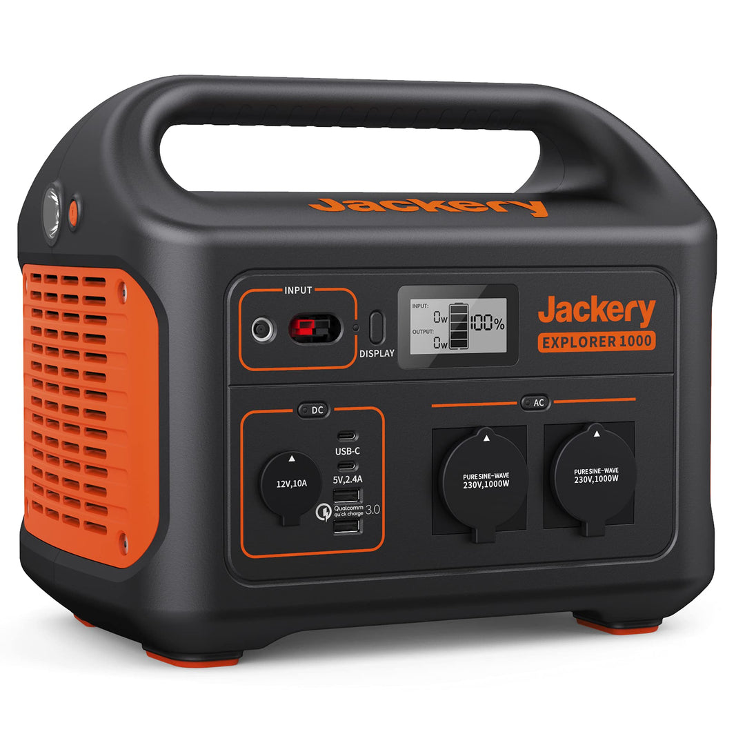 Powerstation 1002 Wh mit MPPT-Solarladung für Camping &amp; Notstrom