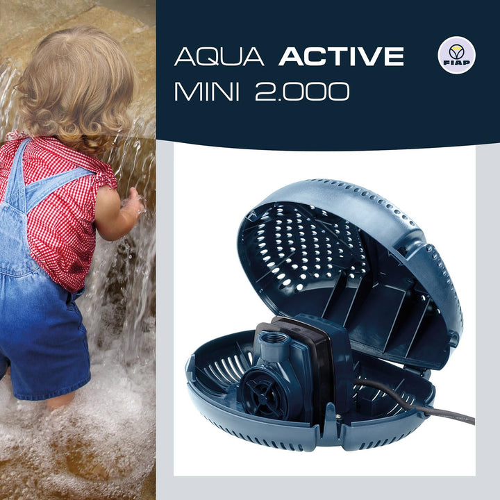 Wasserspielpumpe Set 2000 l/h mit Teleskoprohr und 3 Düsen - Bild 3