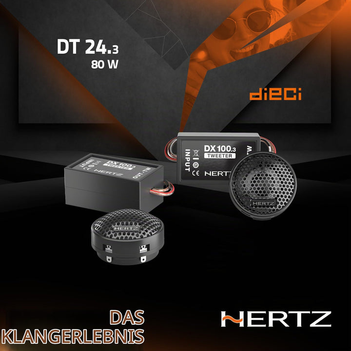 Hochtöner 24 mm PEI-Kalotte 80 W für Car-Audio 2-Wege-System - Bild 3