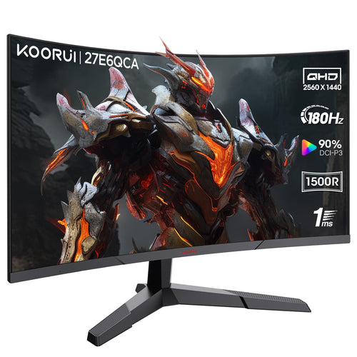 Curved Gaming Monitor 27 Zoll QHD 2K 180Hz VA-Panel 1ms