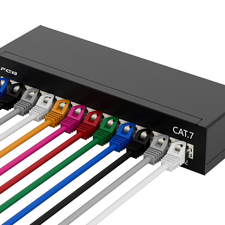 Patchpanel CAT7 12-Port 1HE geschirmt mit LSA+ Schneidklemmen - Bild 7