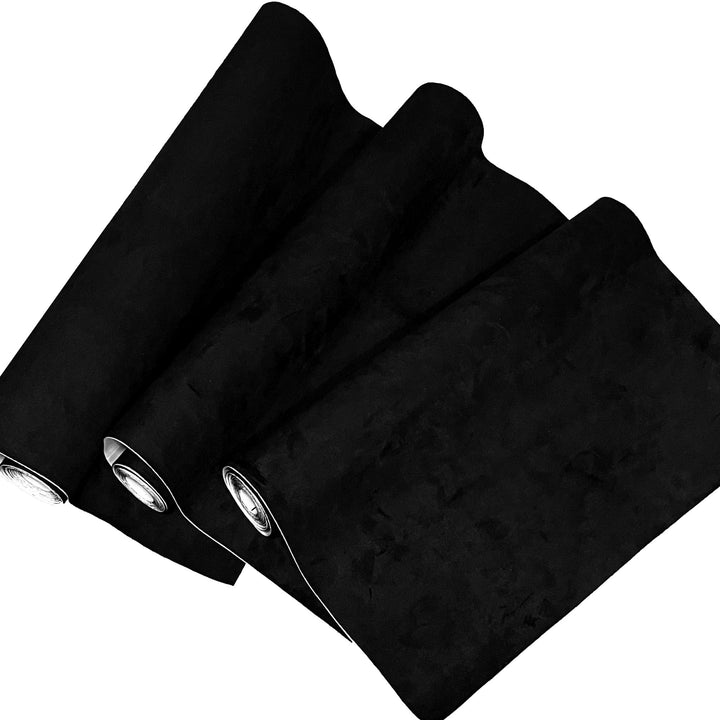 Selbstklebende Velours-Folie Mikrofaser Stretch 300x50 cm Schwarz - Bild 8