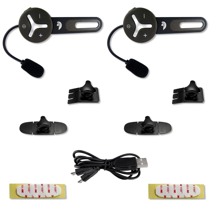 Helm Headset Intercom 2er Set Bluetooth DSP bis 1000m Reichweite - Bild 3