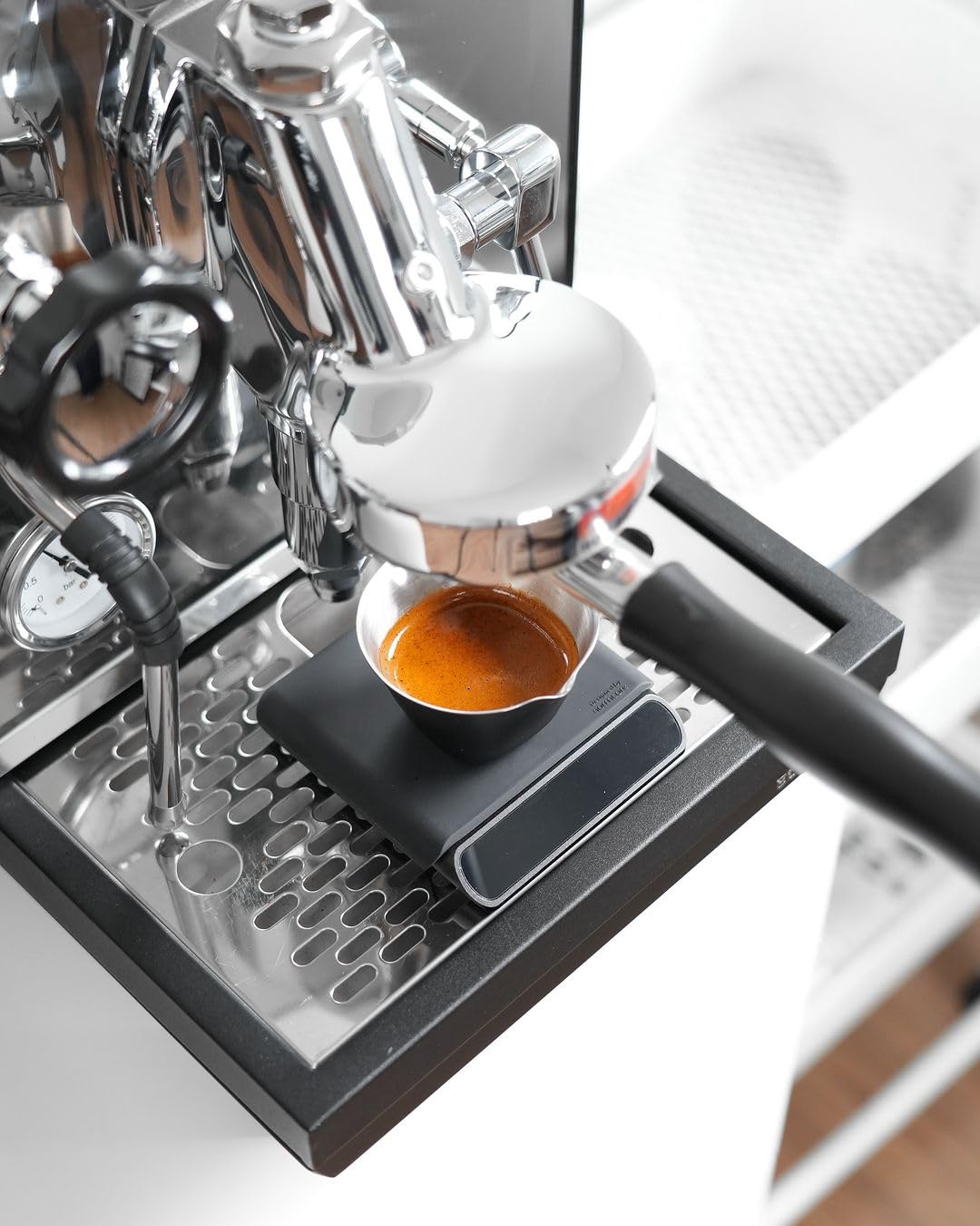 Kaffeewaage mit Timer eloxiertes Aluminium 3100g / 0,1g USB-C - Bild 3