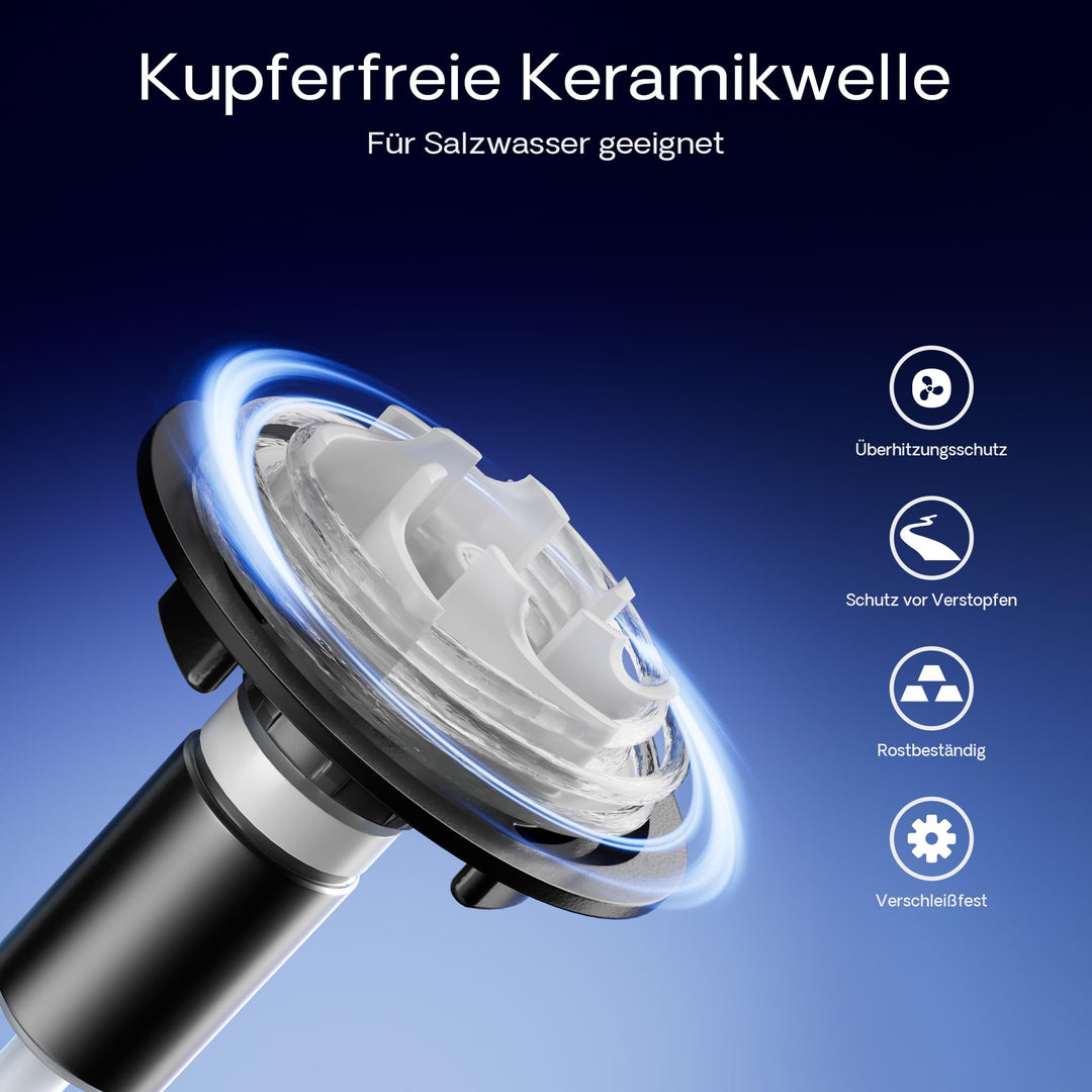 Teichpumpe 7000 l/h 50 W energiesparend für Koiteich - Bild 5