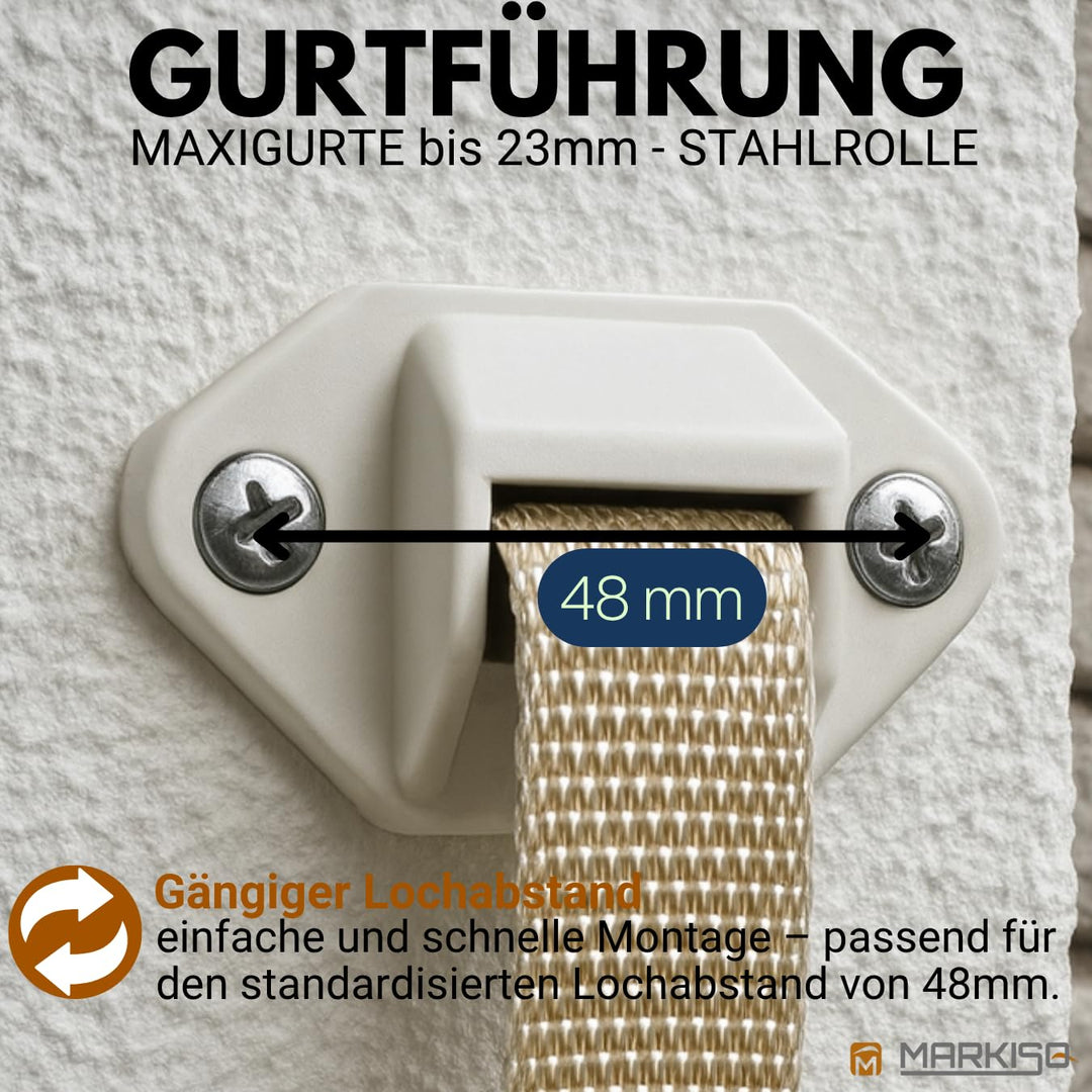 Rolladen Gurtführung Gurtleitrolle 23mm Stahlrolle 10 Stück - Bild 4