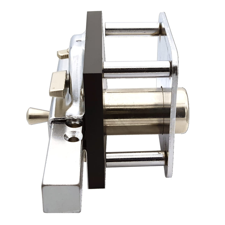 Sicherheitsriegel Chrom stossresistent Anti-Bumping 74x85mm - Bild 6