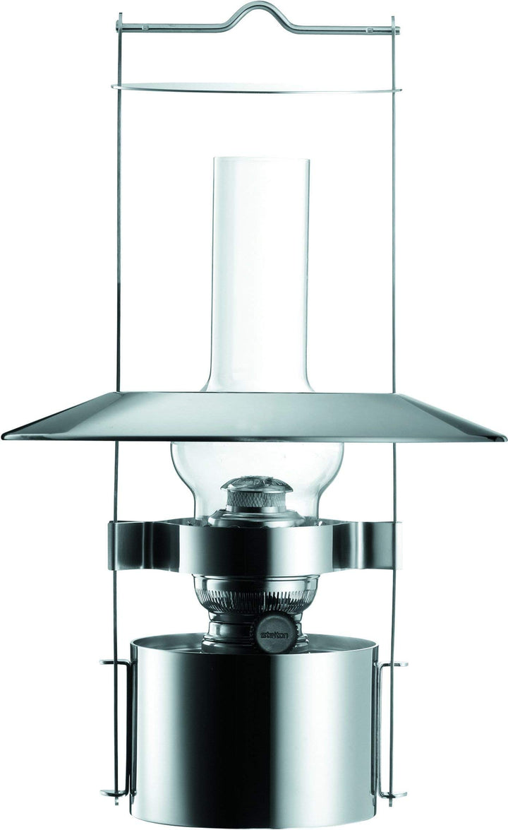 Petroleumlampe Edelstahl Glas 43x27 cm 48h Brenndauer Schiffslaterne