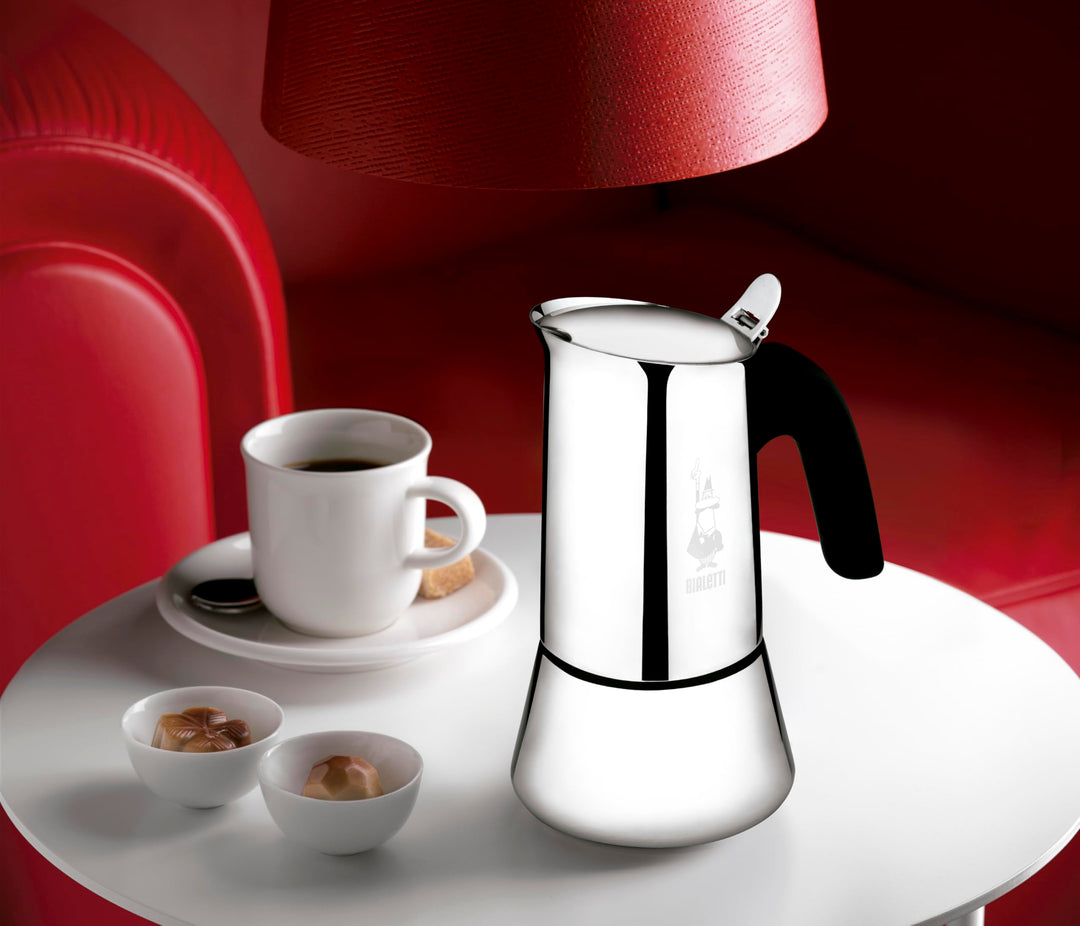 Espressokocher Induktion Edelstahl 6 Tassen 0,4 l spülmaschinenfest - Bild 4