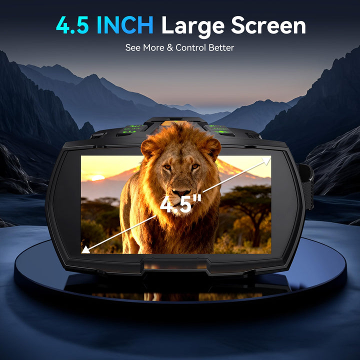Nachtsichtgerät Digital 4K mit 4,5" Display, 16x Zoom, 5000mAh Akku - Bild 3