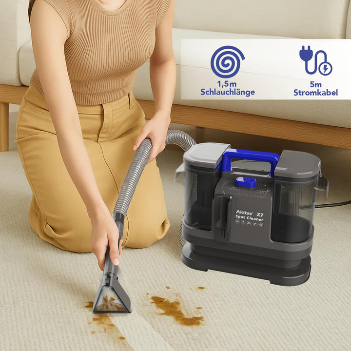 Waschsauger 600W Polsterreiniger mit 2-Tank-System für Sofa &amp; Auto - Bild 5