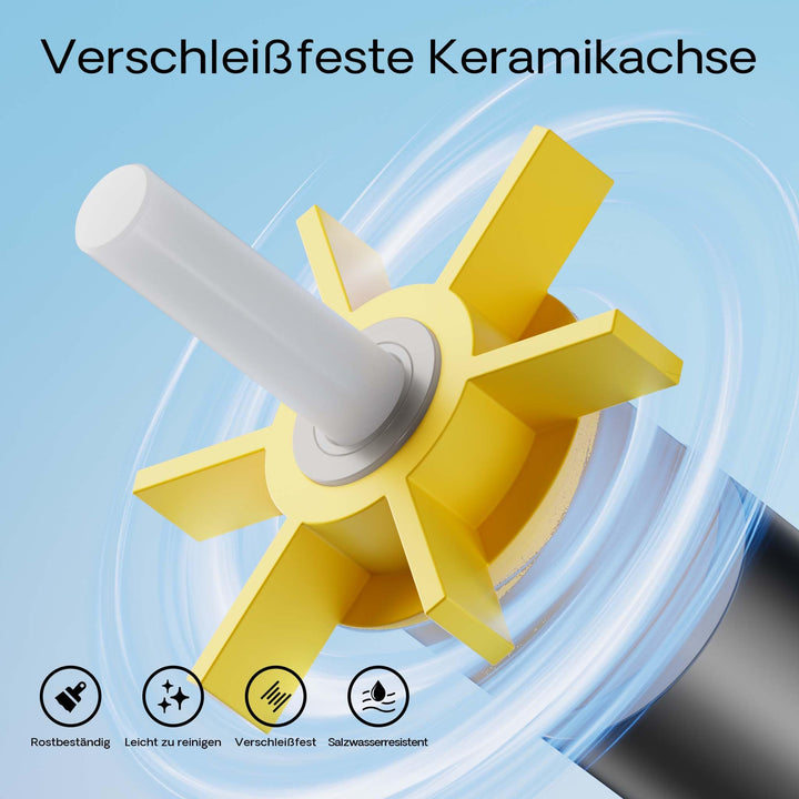 Teichpumpe 1500 l/h 25 W regelbar mit Filterschwamm für Gartenteich - Bild 5