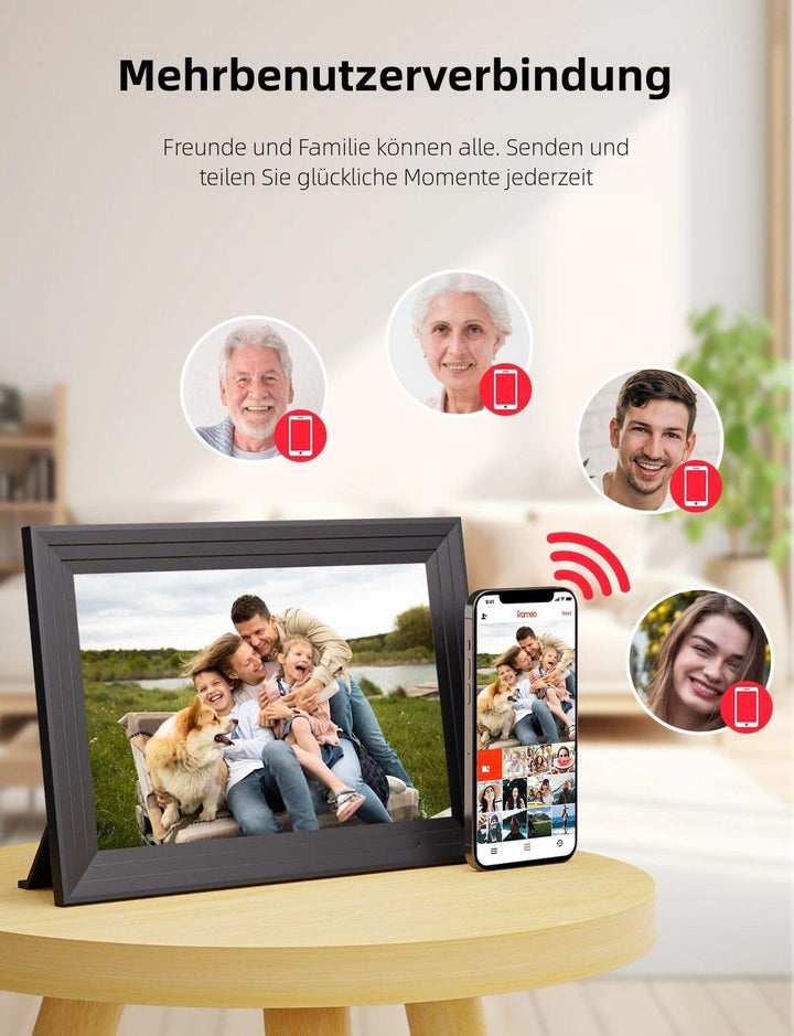 Digitaler Bilderrahmen WLAN 10,1 Zoll IPS 32GB Touchscreen - Bild 5