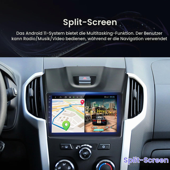 Autoradio Android 13 für Isuzu D-MAX 2012-2018 / MU-X 9 Zoll - Bild 9