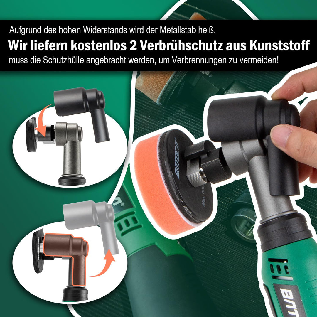 Akku-Poliermaschine Mini 3-in-1 DA&amp;RO 12V für Detailing - Bild 4