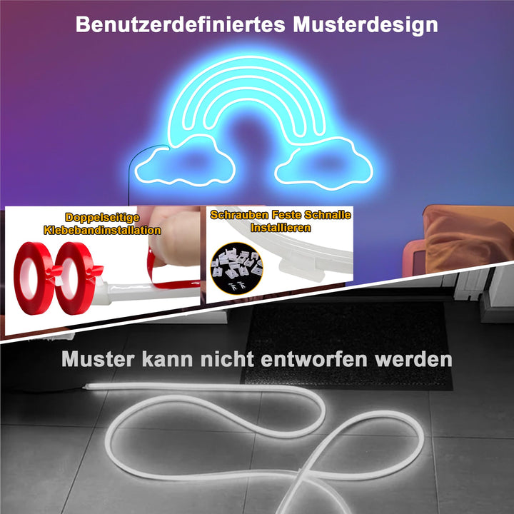LED Neon Strip RGBIC 20m mit App &amp; Fernbedienung 24V wasserdicht - Bild 7
