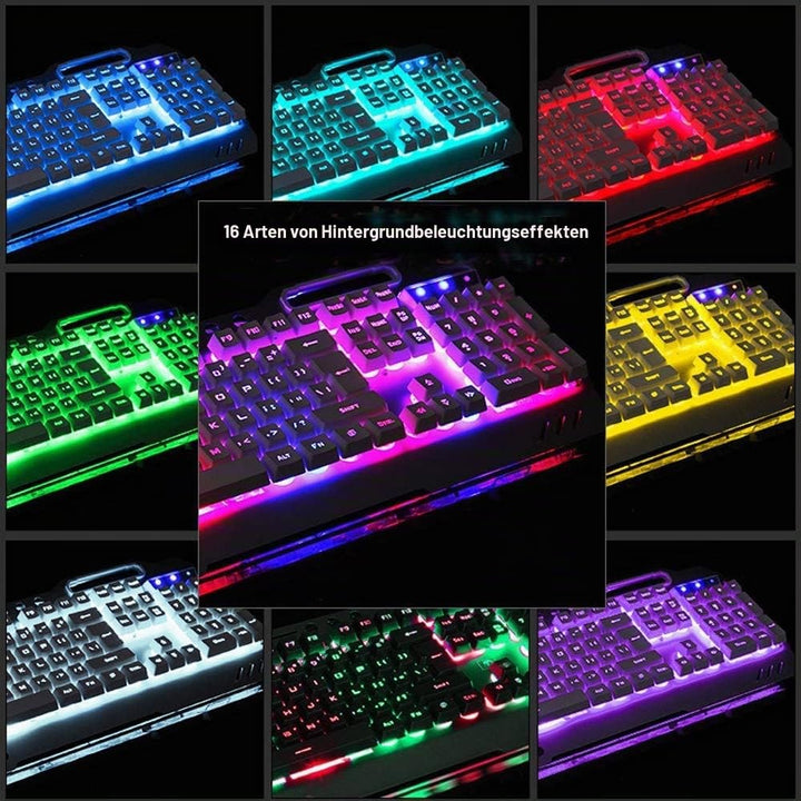 Gaming Tastatur und Maus kabellos RGB beleuchtet wiederaufladbar - Bild 8