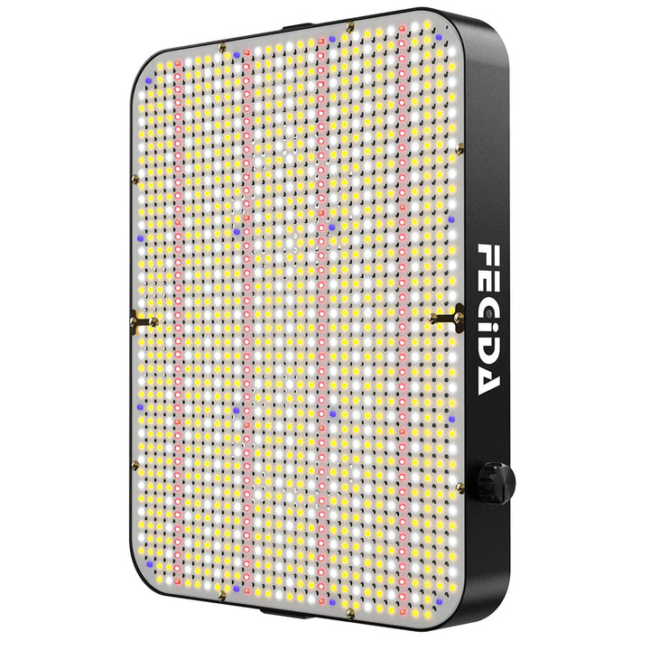 LED Pflanzenlampe 260W Vollspektrum dimmbar 24000lm für 90x90cm Growzelt