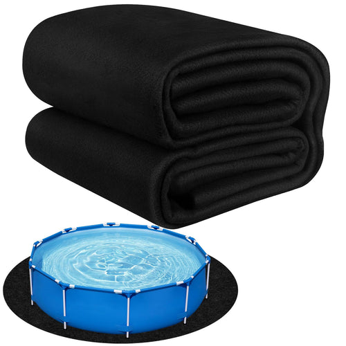 Poolunterlage Rund 400 cm Filz rutschfest für Pool und Whirlpool