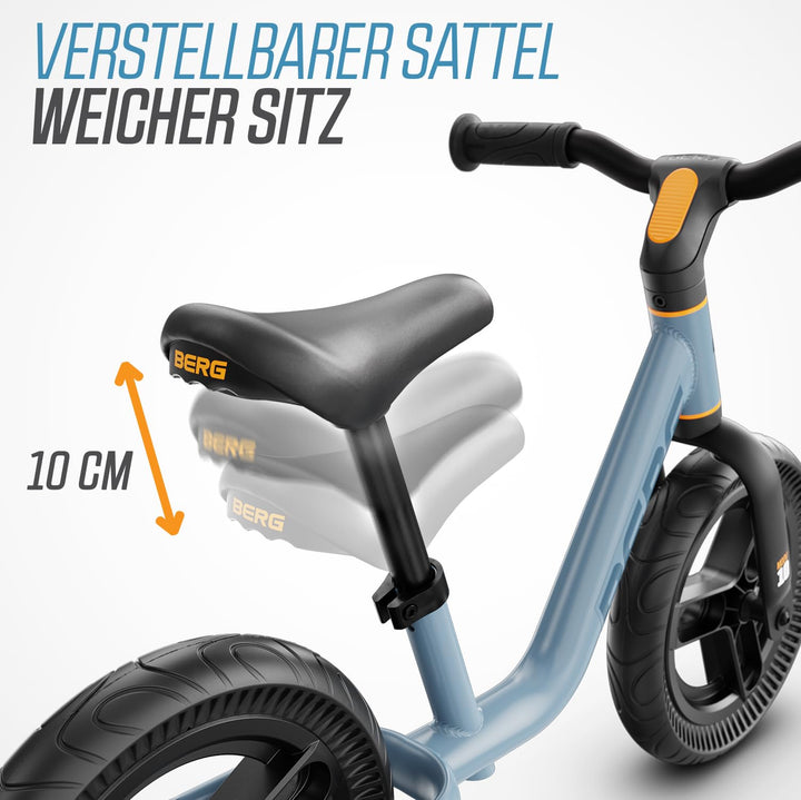 Laufrad 10 Zoll für Kinder ab 2 Jahre ultraleicht 2,7 kg Blau - Bild 6