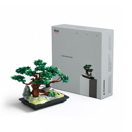Bonsai Baum Klemmbausteine 733 Teile Kunstpflanze fuer Zuhause und Buero
