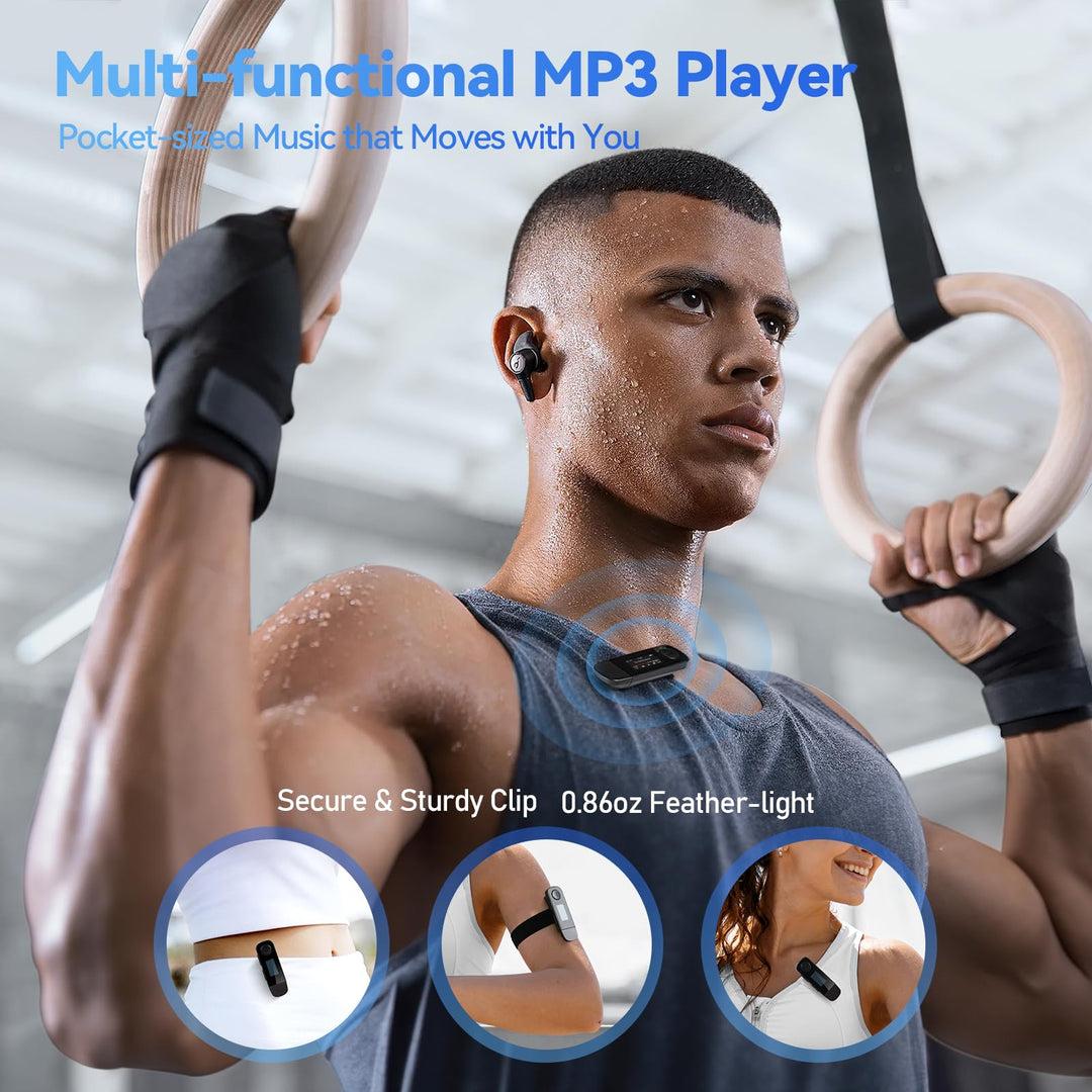 MP3 Player 64GB mit Bluetooth 5.3 und Rückenclip für Sport - Bild 7