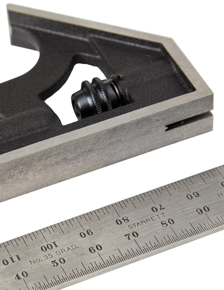 Kombinations-Winkelmassstab Gusseisen 150 mm Millimeter fuer Ausbildung - Bild 3
